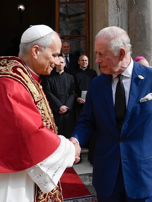 Papa leão Xiv E O Rei Charles Iii (2)