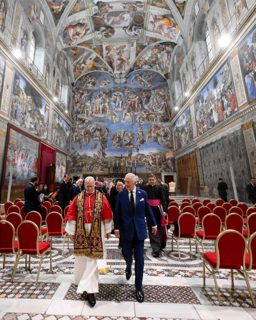 Papa leão Xiv E O Rei Charles Iii (3)