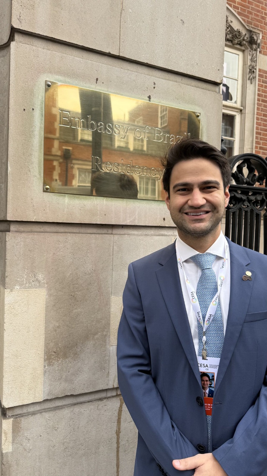 Pedro Matos integra  delegação cearense em missão internacional do CESA em Londres