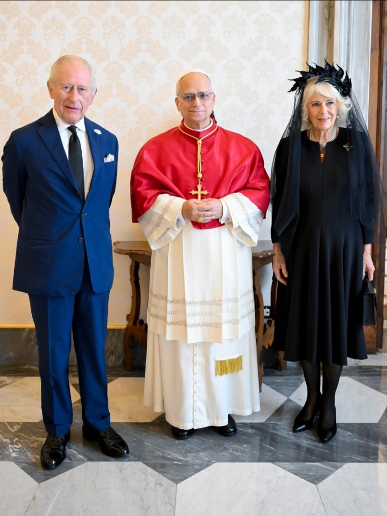 Rei Charles Iii, Papa leão Xiv E A Rainha Camilla