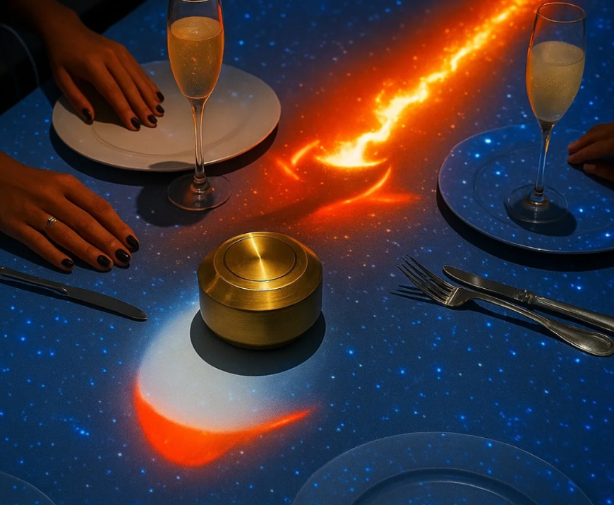 Jantar holográfico chega ao Brasil e transforma refeição em espetáculo imersivo