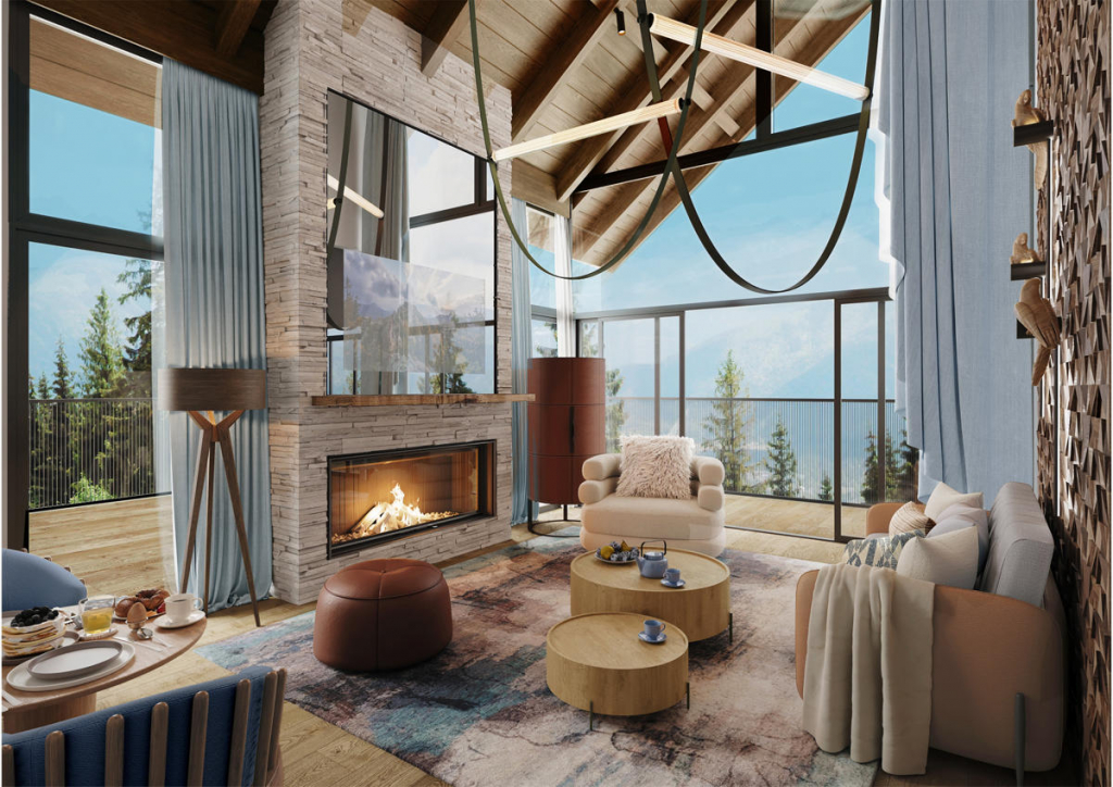 Sala De Estar Da Penthouse Club Med Gramado