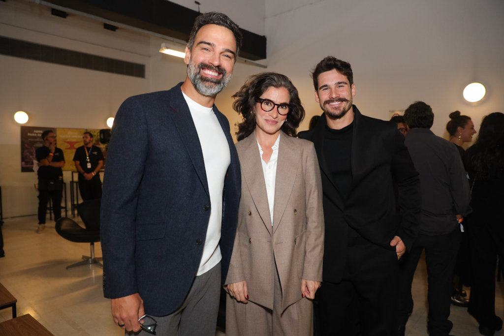 Tadeu Schmidt, Renata Vasconcellos E Nicollas Prattes