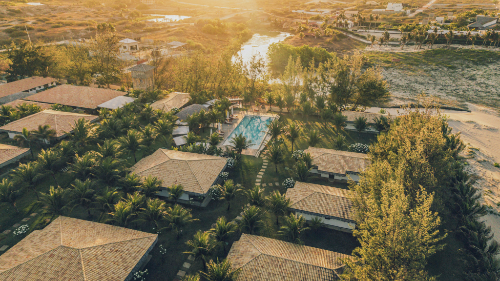 Vista Aérea De Uma Parte Do Vila Selvagem