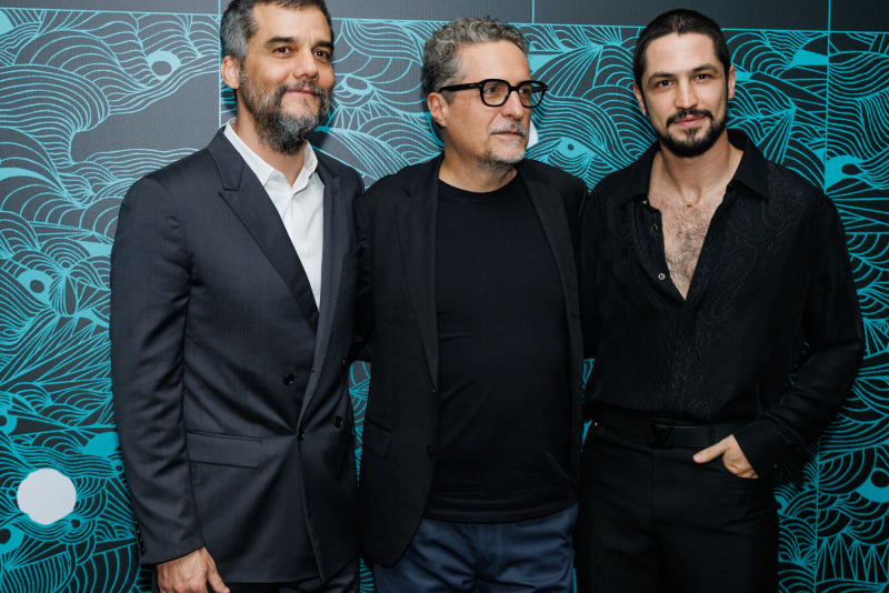 Wagner Moura, Kleber Mendonça Filho E Gabriel Leone