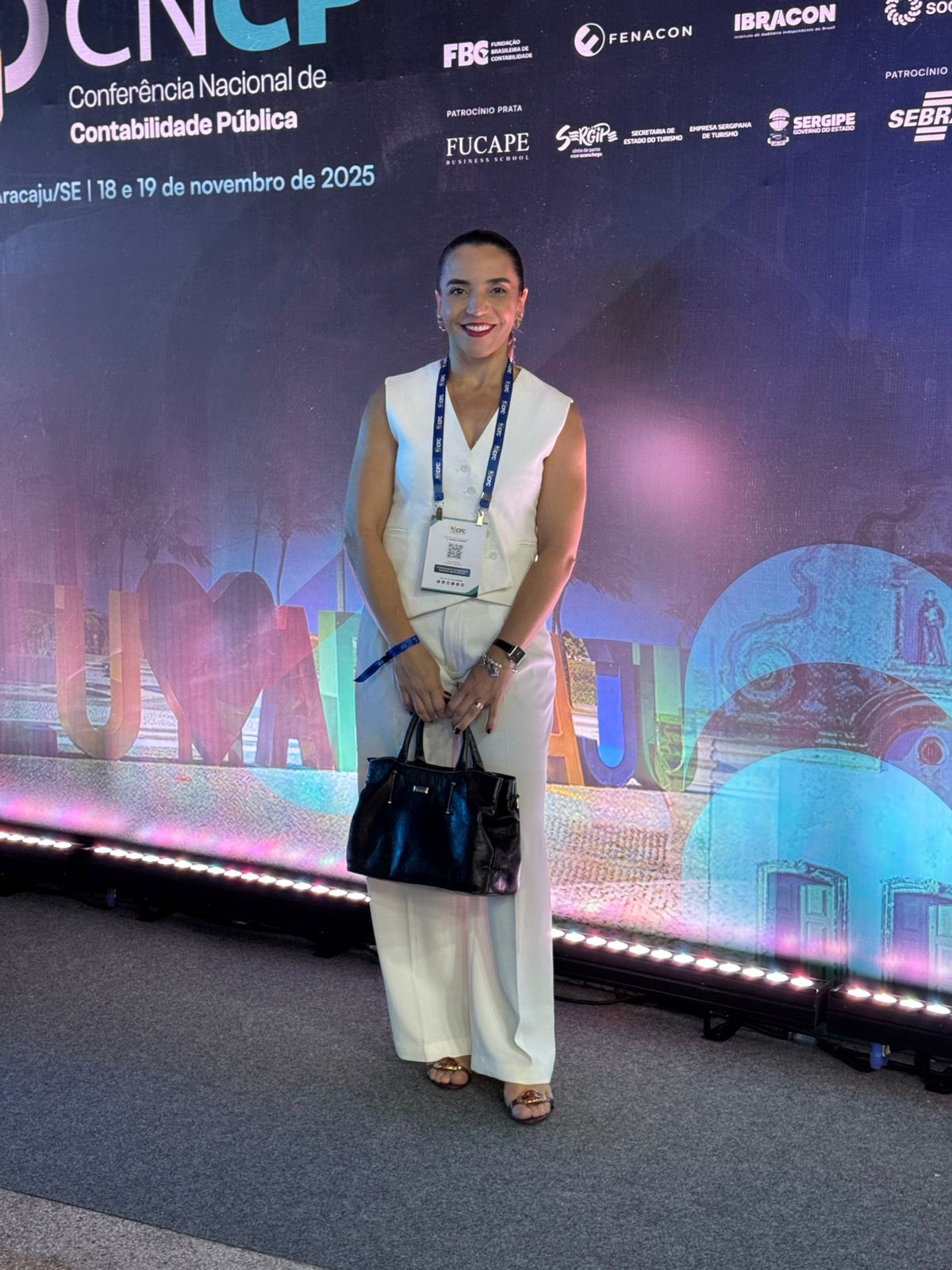 Welynadia Rodrigues marca presença na 1ª Conferência Nacional de Contabilidade Pública em Aracaju/SE