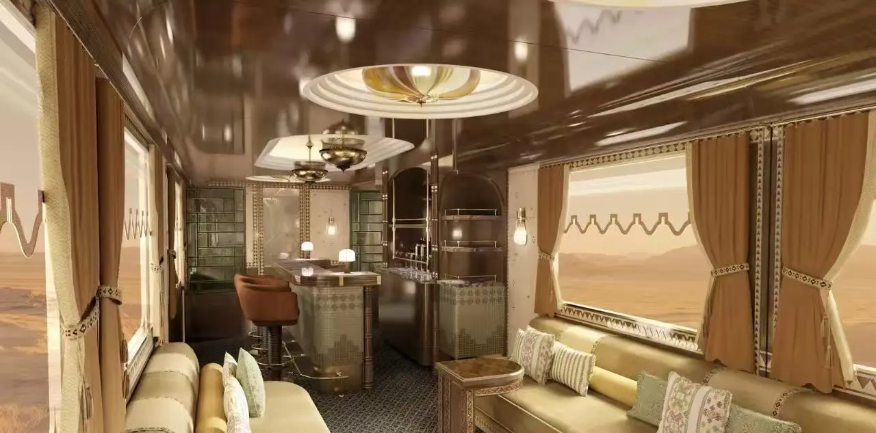 Dream of the Desert inaugura novo padrão de luxo ferroviário na Arábia Saudita