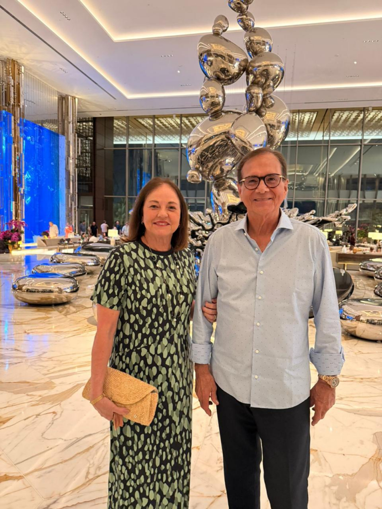 Ana Maria E Beto Studart No Atlantis The Royal, Em Dubai