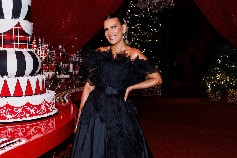 Clima Natalino - Celebs participam da Christmas Party de Andrea Guimarães em São Paulo