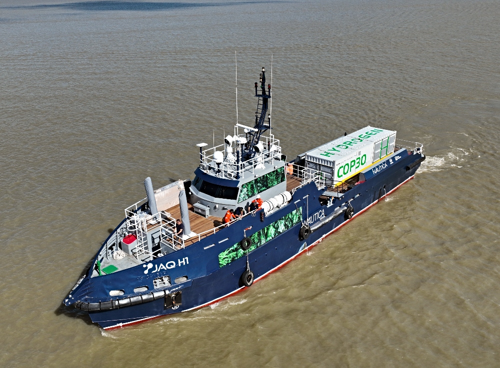 Brasil apresenta barco movido a H²V e avança na agenda climática da COP30