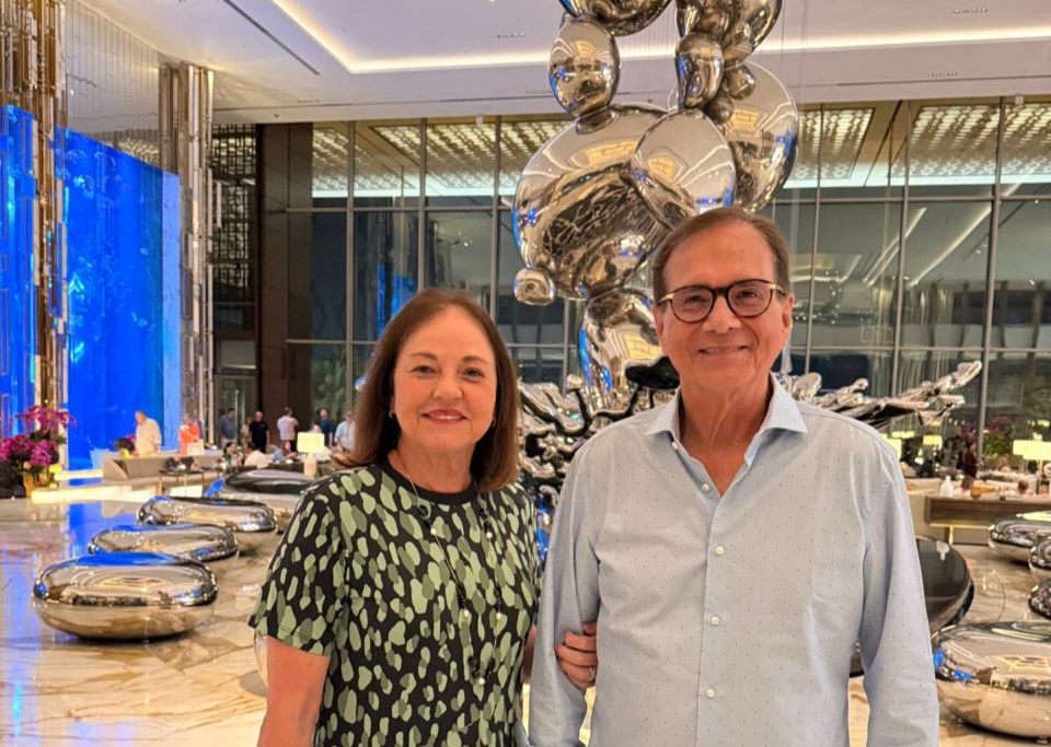 Beto Studart fica encantado com o hotel Atlantis The Royal, em Dubai