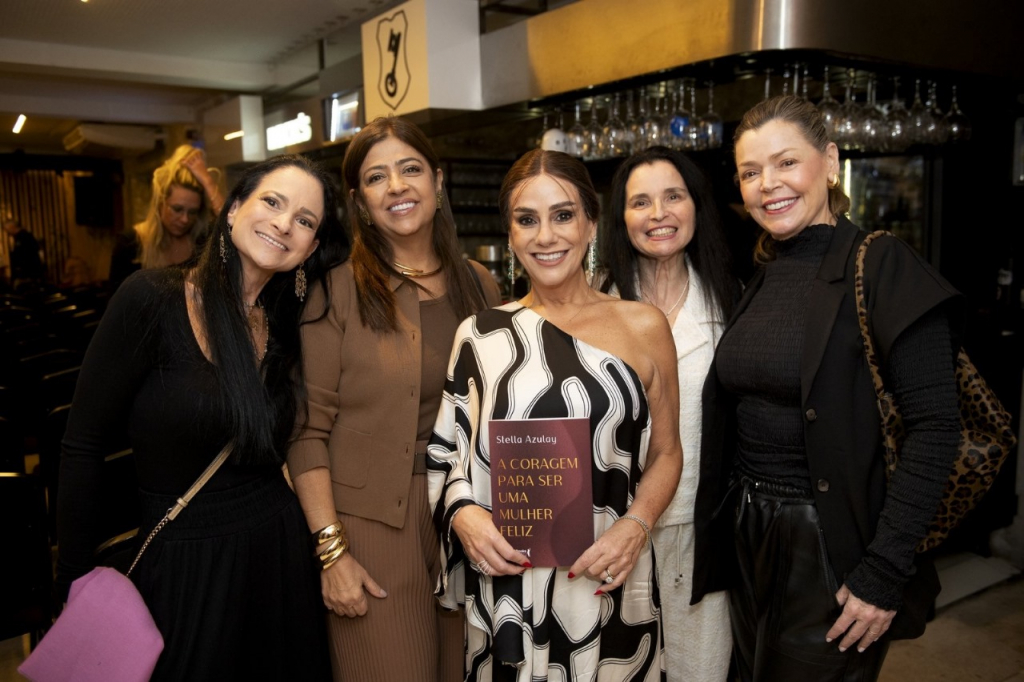 Deborah Lisak, Grace Zolko, Stella Azulay, Denise Steinwurz E Rosanne Azulay Majtlis. Foto Marcela Zegman