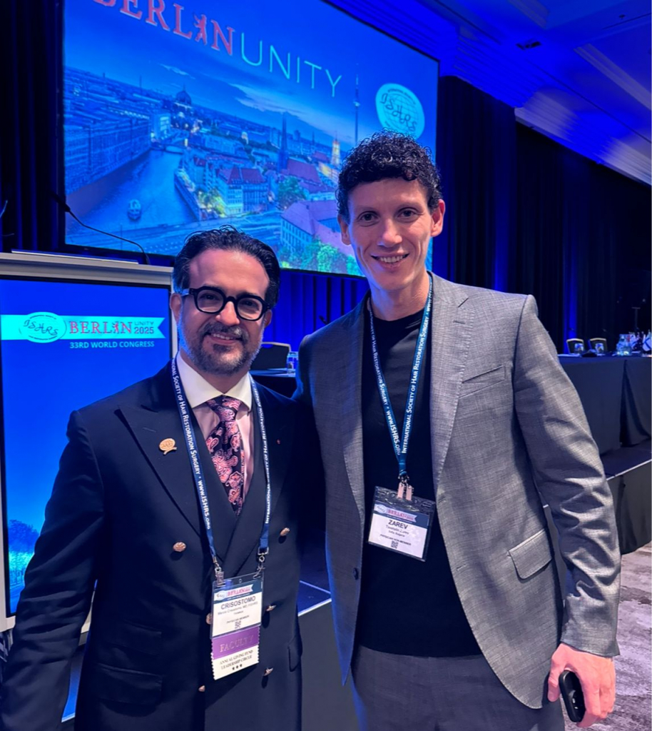 Dr. Márcio Crisóstomo E O Dr. Zarev No 33º Congresso Mundial De Transplante Capilar, Em Berlim (5)