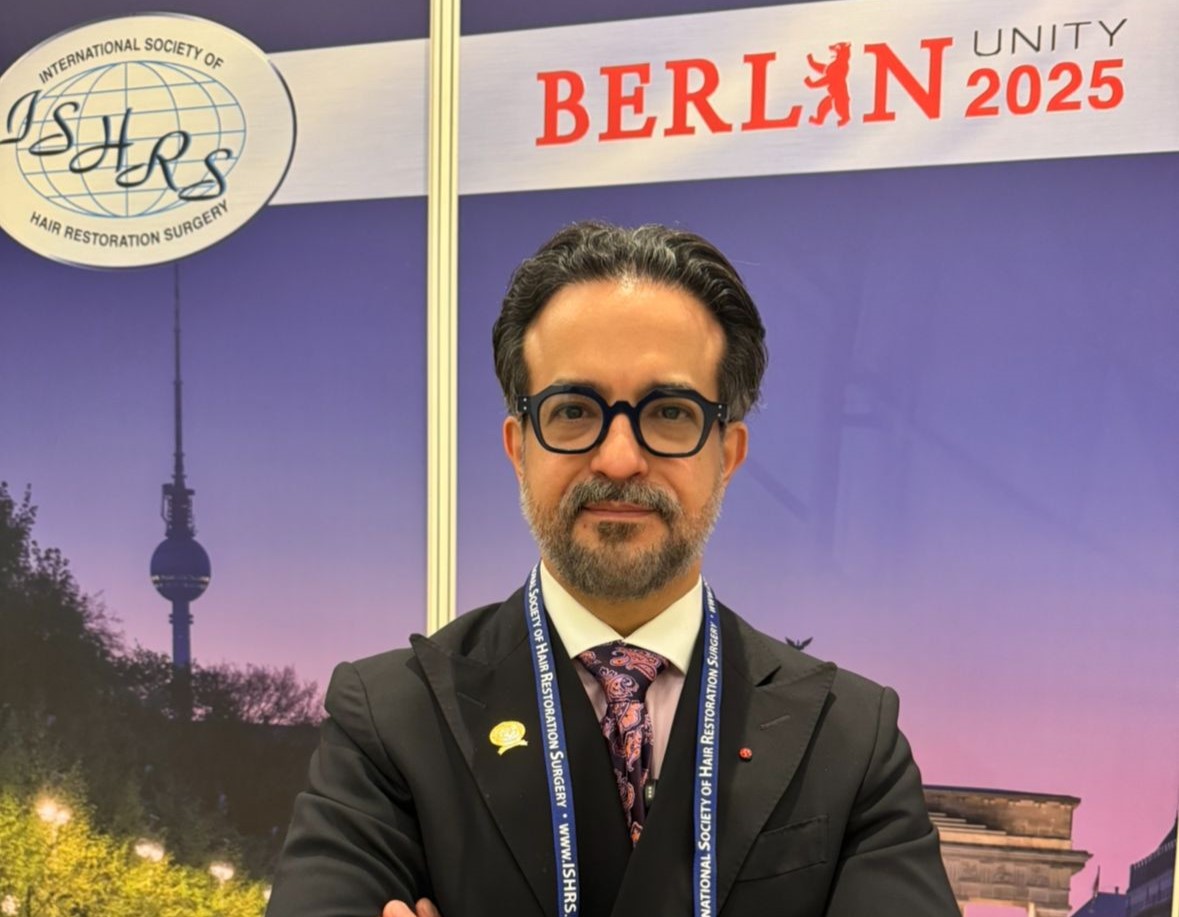 Márcio Crisóstomo participa do 33º Congresso Mundial de Transplante Capilar, em Berlim