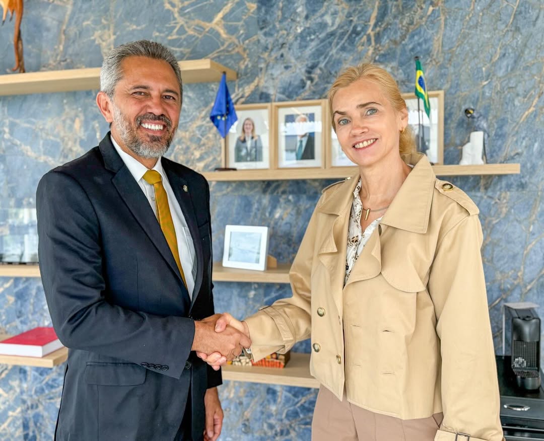 Ceará e União Europeia discutem segurança hídrica e novas parcerias estratégicas para o estado