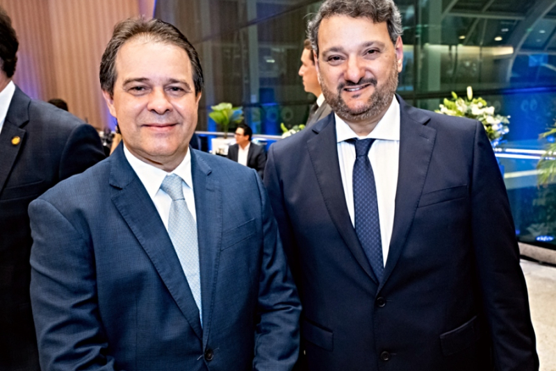 Patriolino Dias recebe o prefeito Evandro Leitão em almoço exclusivo do Sinduscon