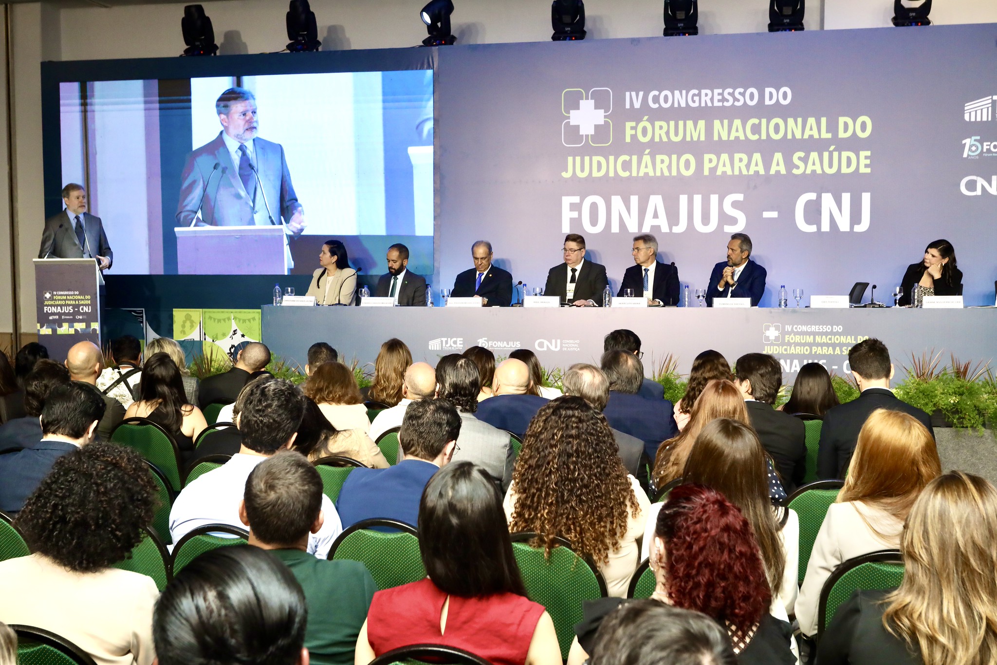 CNJ e TJCE realizam 4ª edição do Fonajus com presença de Dias Toffoli e autoridades