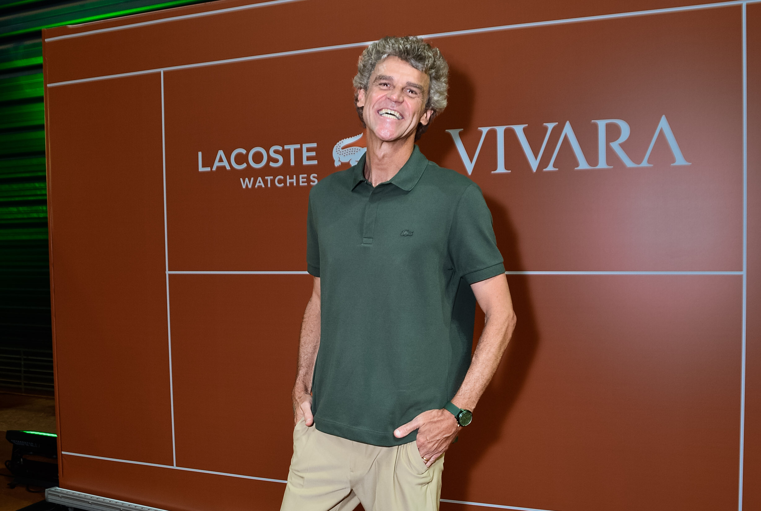 Guga Kuerten é homenageado por Lacoste Watches e Vivara pelos 25 anos da conquista de Roland Garros