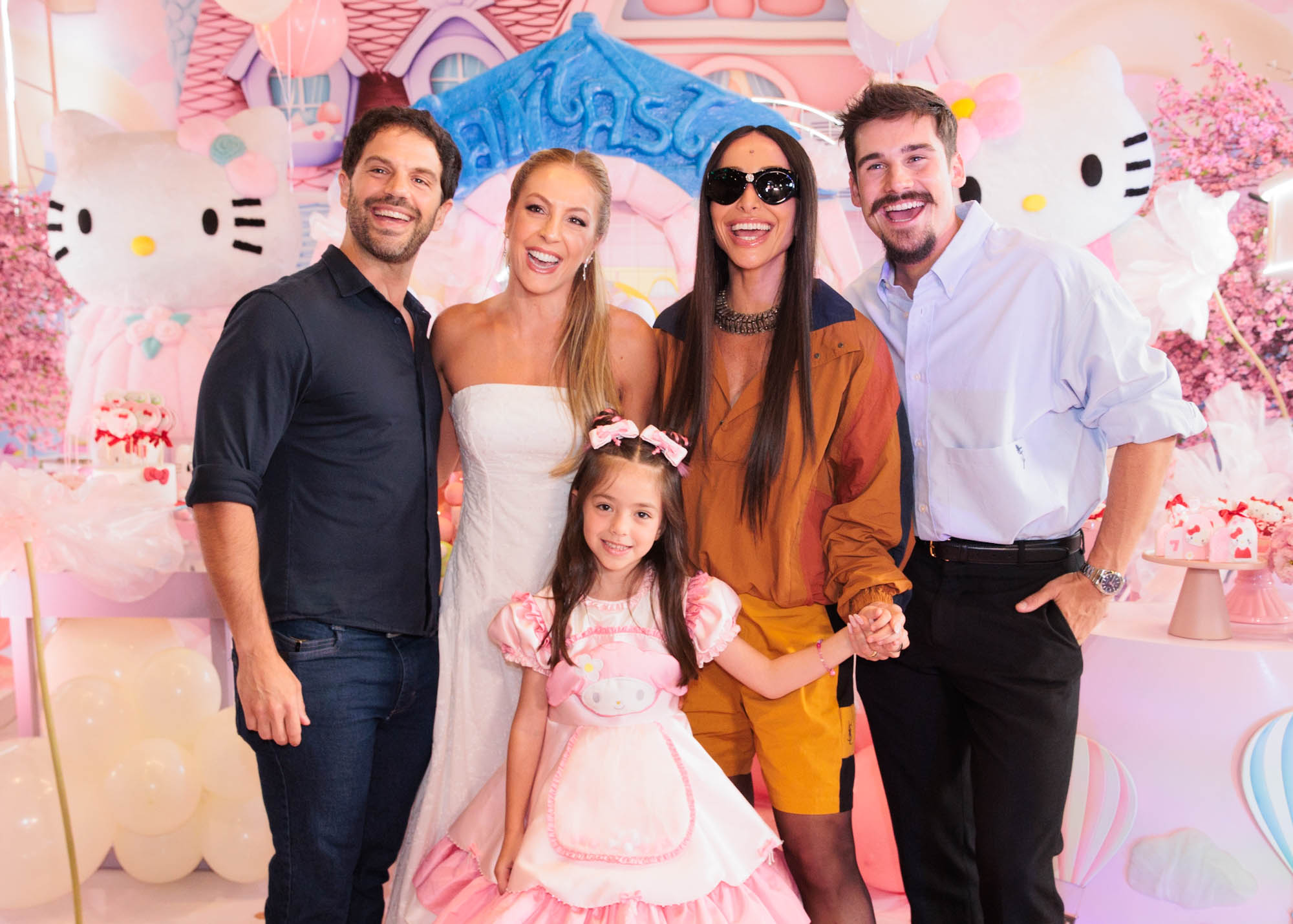Sabrina Sato e Duda Nagle comemoram aniversário de Zoe com festa temática da Hello Kitty, em São Paulo