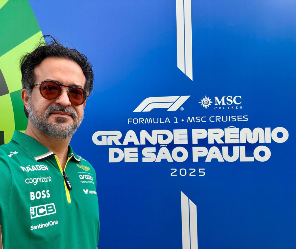 Márcio Crisóstomo No Gp De São Paulo De Fórmula 1