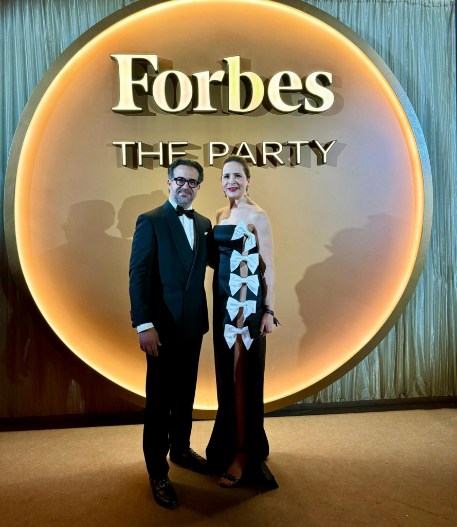 Márcio E Manoela Crisóstomo Marcam Presença Na Forbes Party, Em São Paulo