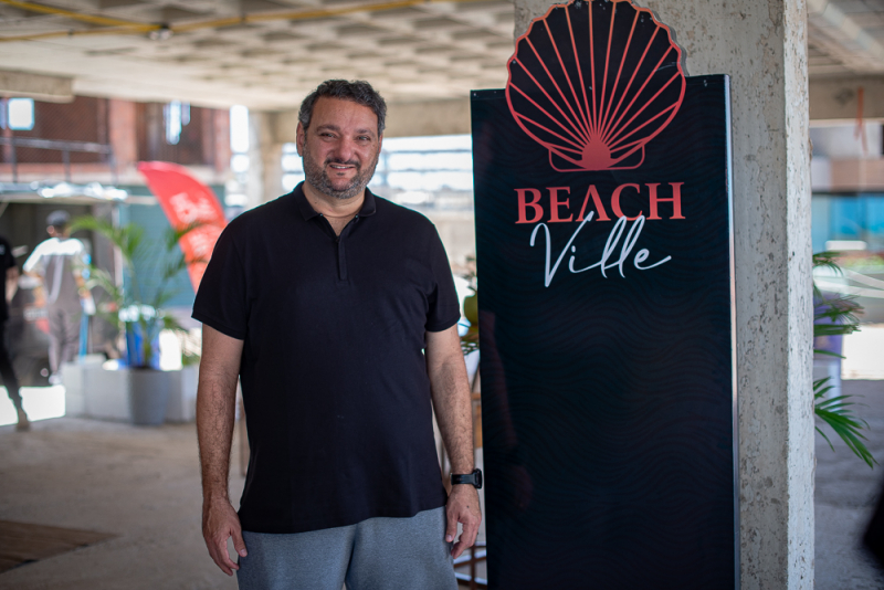 Lyfestile litorâneo - Dias de Sousa e F.Brasil apresentam o conceito do Beach Ville durante encontro no Porto das Dunas