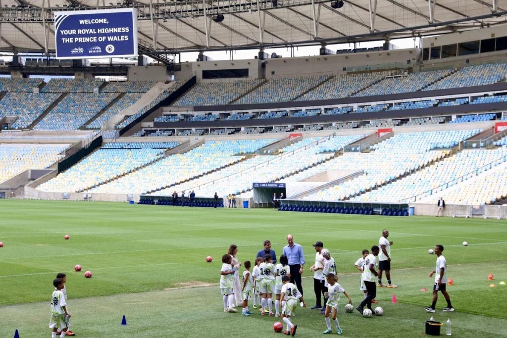 Príncipe William No Maracanã