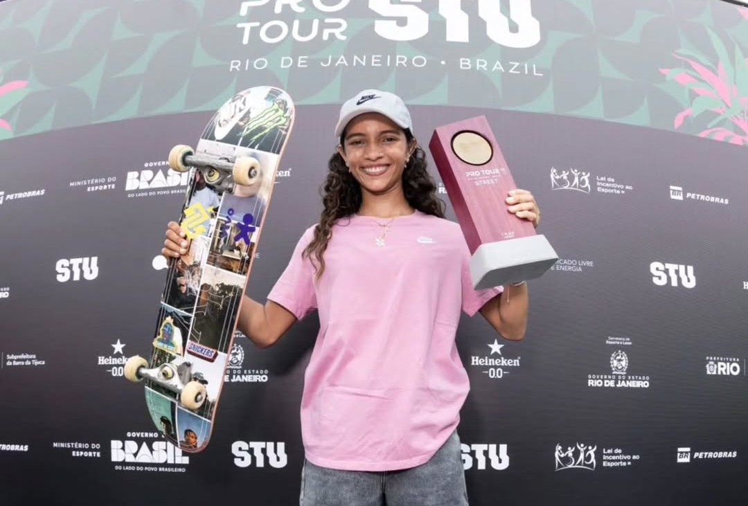 Rayssa Leal conquista etapa do Rio do STU Pro Tour e reforça supremacia no skate mundial