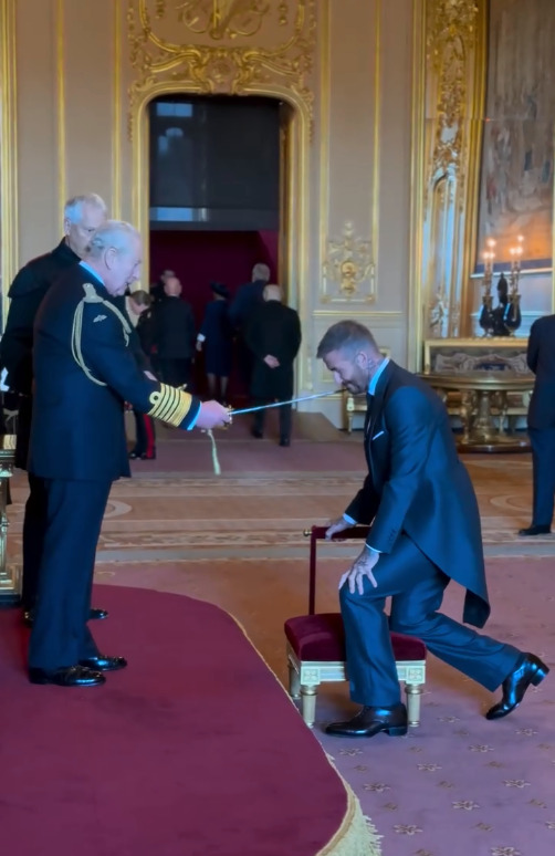 Rei Charles Iii E David Beckham (2)