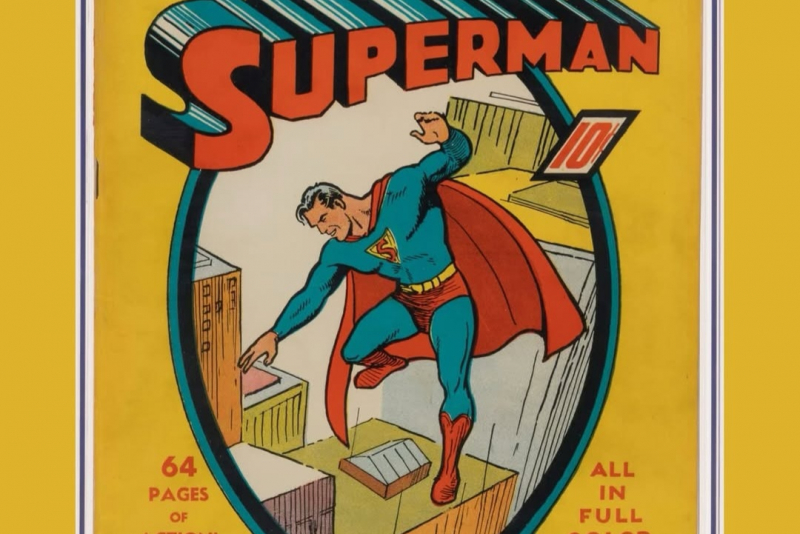 Revista “Superman #1” é leiloada por US$ 9,12 milhões e bate recorde histórico