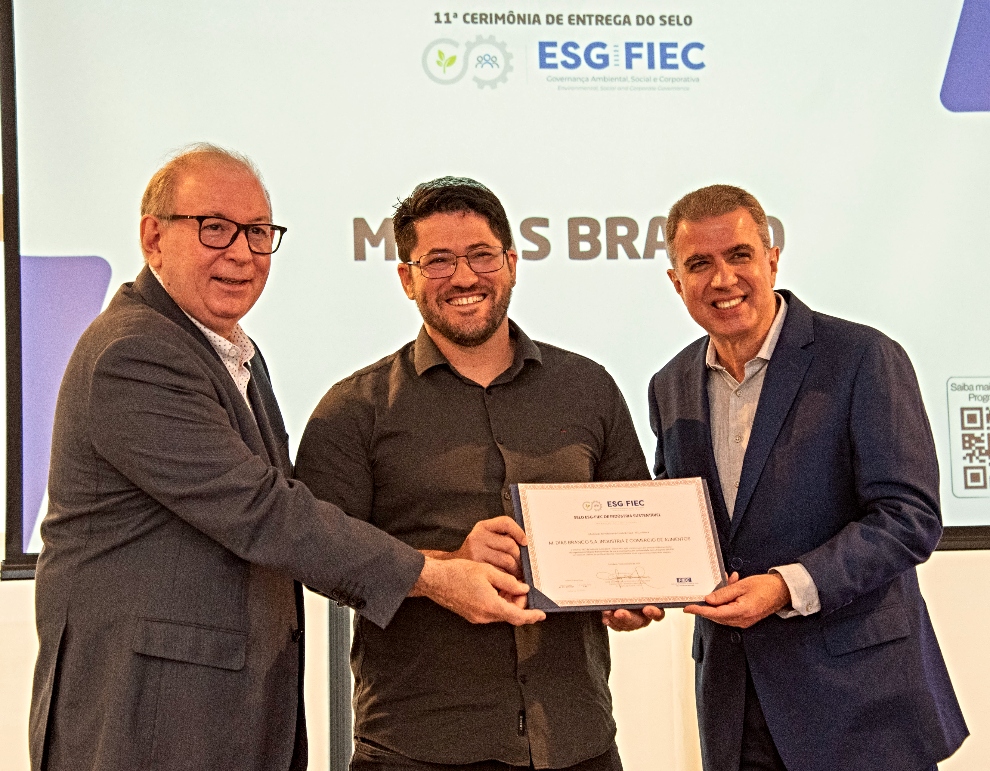 M. Dias Branco é contemplada com o Selo ESG-FIEC e atinge classificação ‘Triplo A’