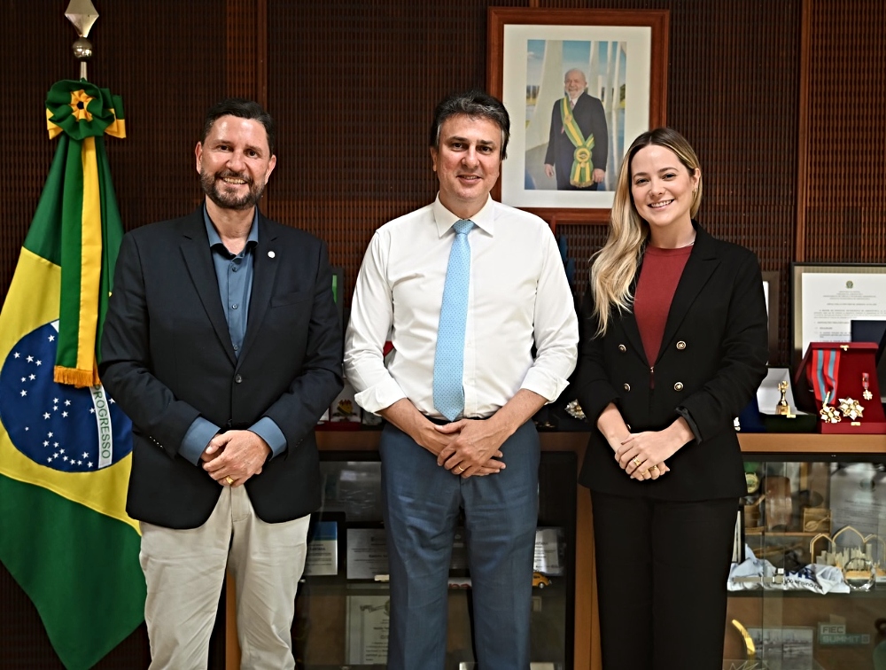 Aldigueri se reúne com Camilo Santana para debater educação e cenário político
