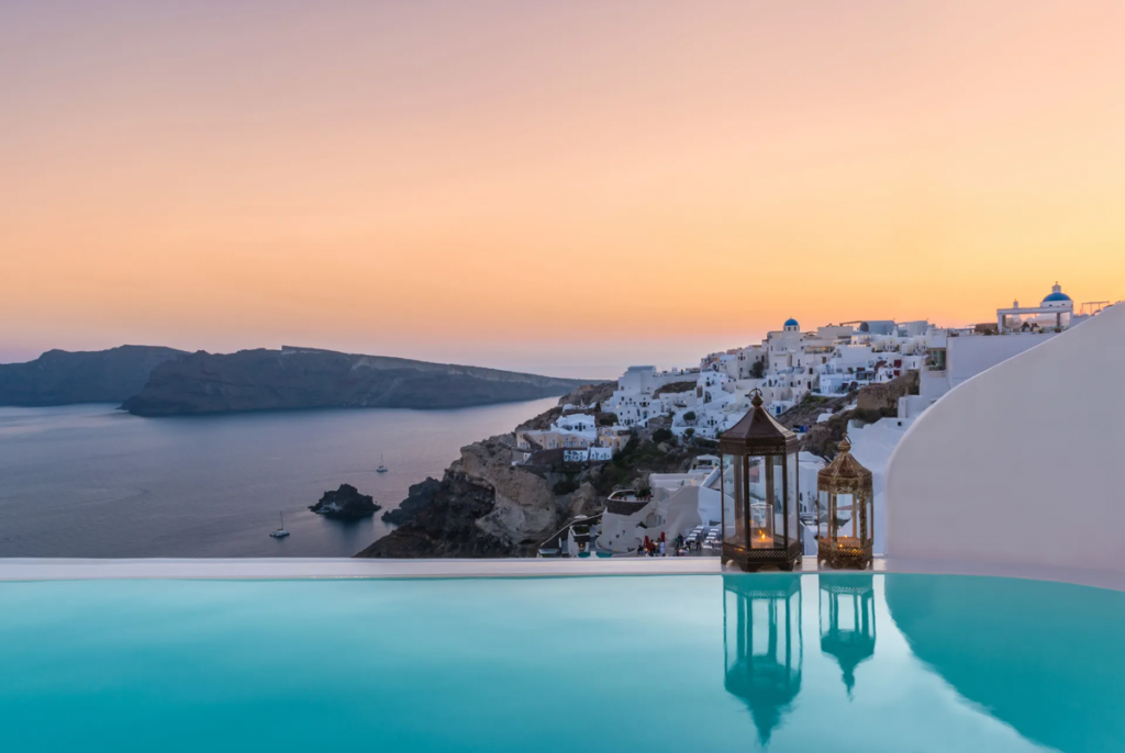 Santorini, Na Grécia