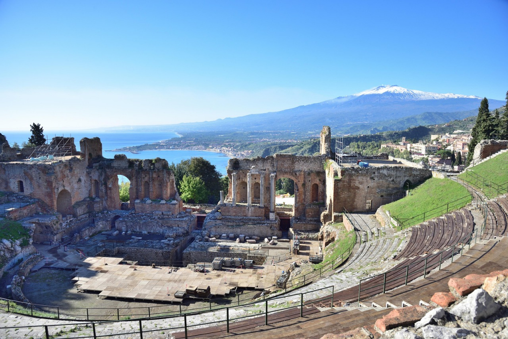 Taormina, Itália Foto Pixabay