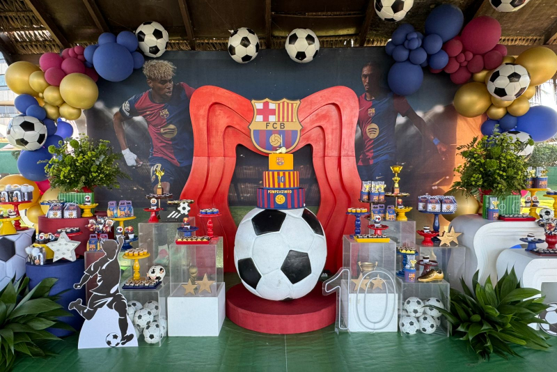 Priscilla Capelo assina ambientação do aniversário de Pompeuzinho Vasconcelos