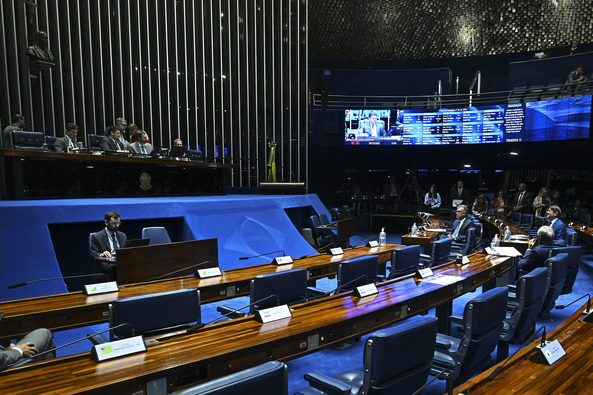 Pacote antifacção é aprovado por unanimidade no Senado e segue para a Câmara
