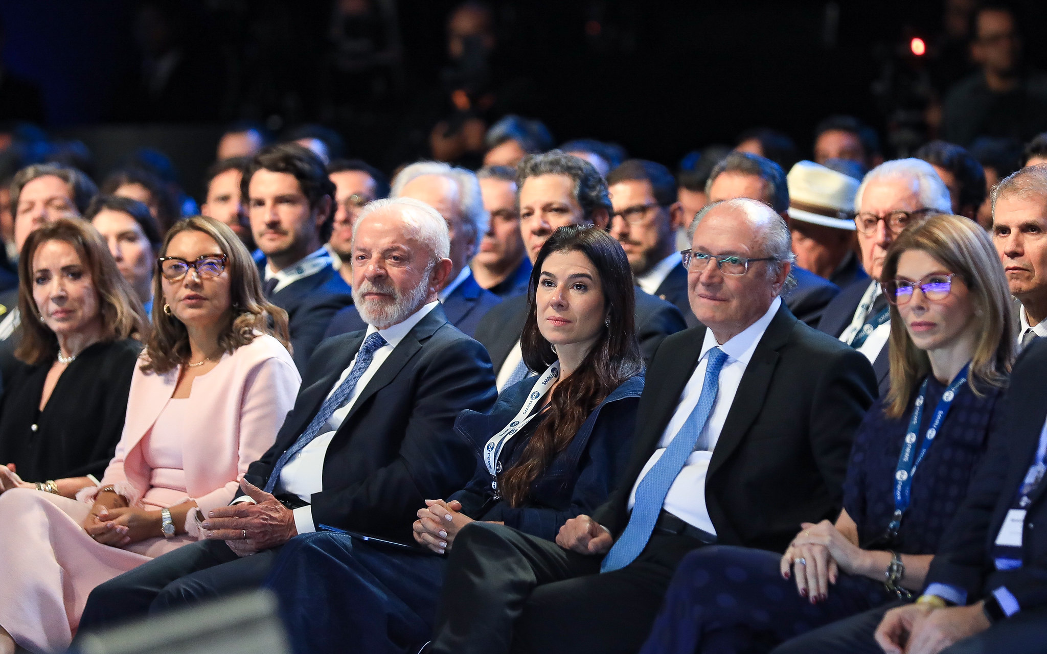 Lançamento do SBT News em São Paulo gera encontro entre Lula, Tarcísio e Nunes