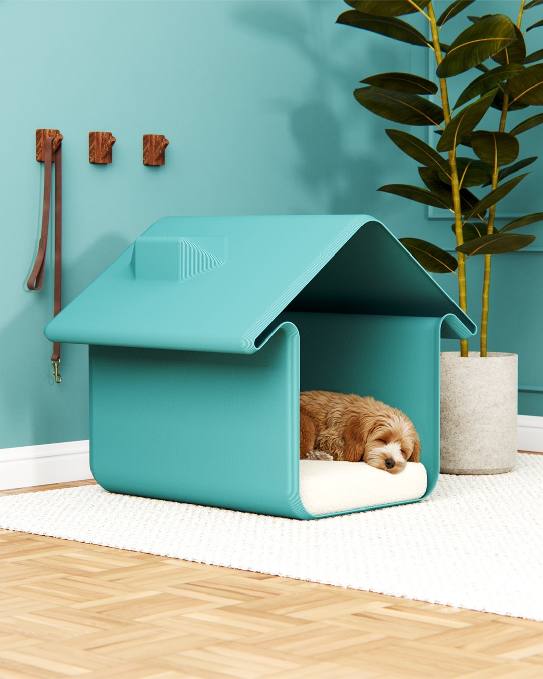 Casinha de Pets impressa em 3D
