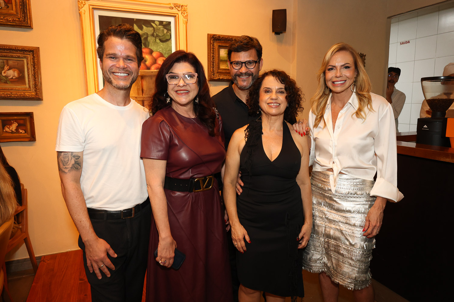 Alex Cristóvão, Claudia Valeria, Ari Marques, Zilma Borges E Nina