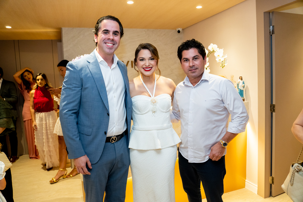 Alfredo Lima, Ticiana Lima E Pompeu Vasconcelos