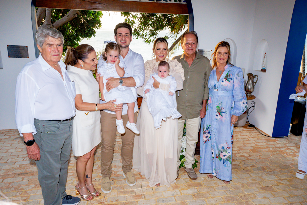 Amarílio E Patrícia Macêdo, Maria Levy, Omar Macêdo, Ferenanda Levy, Omar Filho, Wilton Correia Lima E Geni Levy