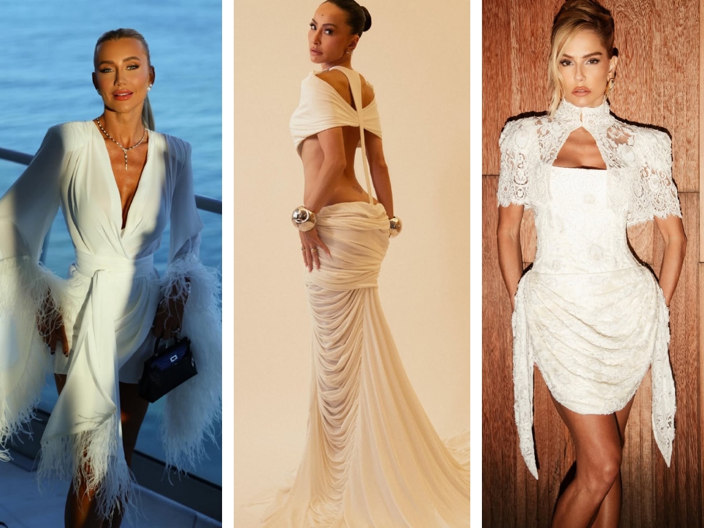 A Pantone acertou: branco é tendência e domina os looks dos famosos na virada de 2026