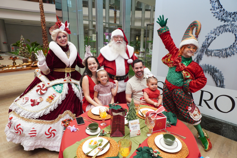 Magia natalina - Café da manhã com Papai Noel marca encontro exclusivo do i’Club no Iguatemi Bosque