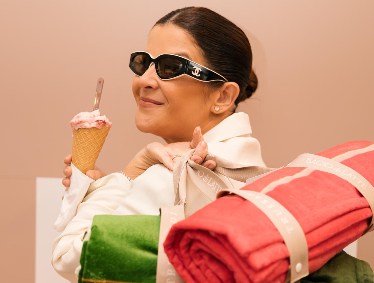 Trussardi e Bacio di Latte lançam collab “La Dolce Vita” em encontro imersivo na Vila Madalena