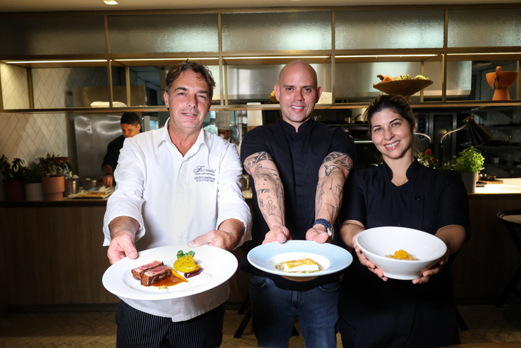 Chef Jérôme Dardillac , Chef Fabricio Lemos, Chef Lisiane Arouca