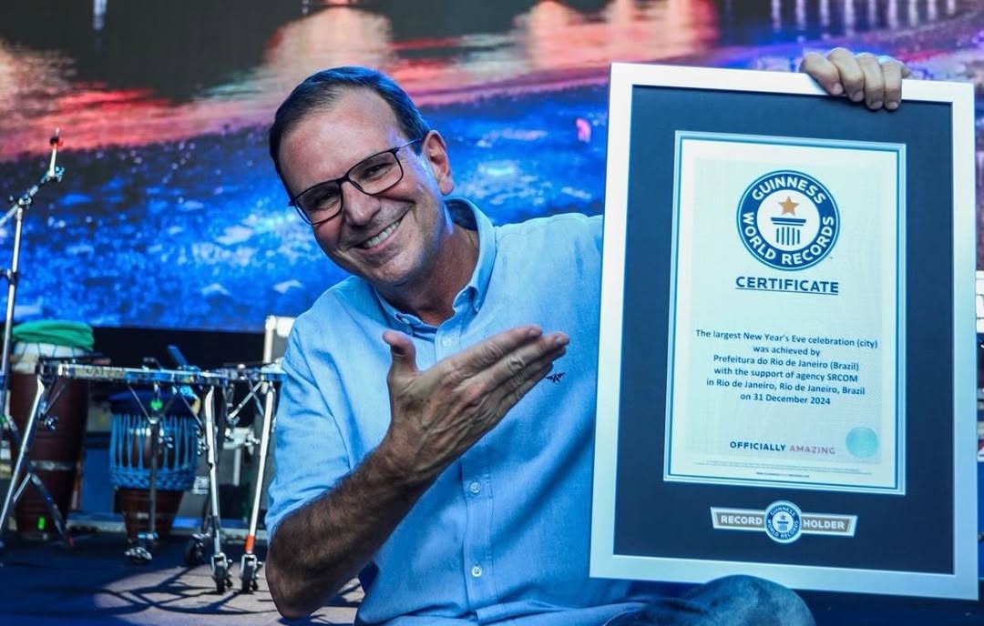 Réveillon de Copacabana é reconhecido como o maior do mundo pelo Guinness