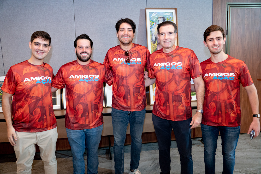 Germano Belchior, Pedro Paulo, Victor Gussão, Luís Eduardo Figueiredo E João Pedro Belchior