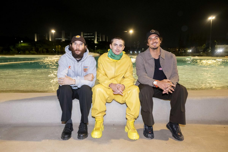 Josh Safdie, Timothée Chalamet, Gabriel Medina (2)