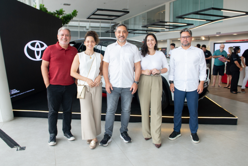 Toyota Newland apresenta o Yaris Cross durante cocktail em Fortaleza