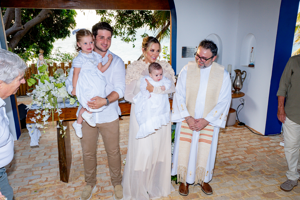 Maria Levy, Omar Macêdo, Fernanda Levy, Omar Filho E Padre Duarte